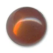 Polaris round bead glossy finish 14 mm Smoked Topaz x1