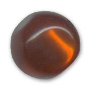 Polaris multi-sided round bead glossy finish 20mm Smoked Topaz x|raw }}