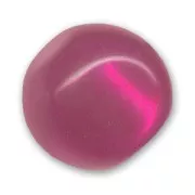 Polaris multi-sided round bead glossy finish 20mm Fuschia x1