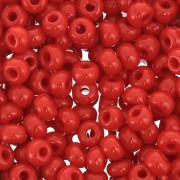 Preciosa Seed Beads 7/0 3.5 mm - Opaque Red x 20 g