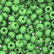 Preciosa Seed beads 7/0 3.5 mm - Opaque Green x20g