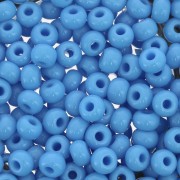 Preciosa Seed beads 7/0 3.5 mm - Opaque Turquoise x20g|raw }}