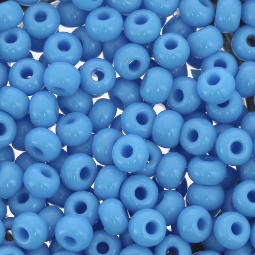 Preciosa Seed Beads 7/0 3.5 mm - Opaque Turquoise x 20 g