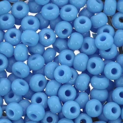 Preciosa Seed Beads 7/0 3.5 mm - Opaque Turquoise x 20 g
