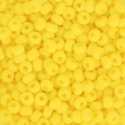Preciosa Seed beads 7/0 3.5 mm - Opaque Yellow x20g