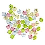 PureCrystal 5328 4 mm Bicones Assortment - Spring x50