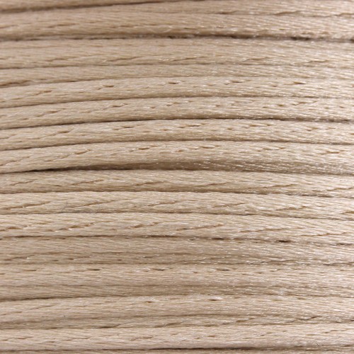 1.5mm Polyester Rattail cord - Cream x1m
