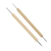 Set de 2 outils d'embossage - 4 pointes de 1.25 à 3 mm
