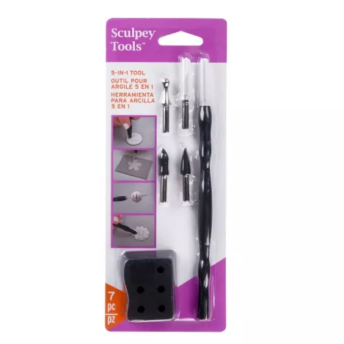 Studio - 5-in-1 Clay tools + container