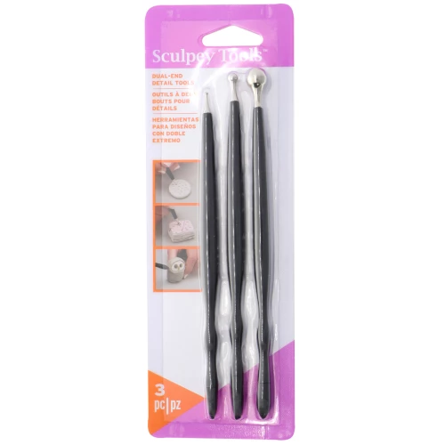 Studio - Clay tools set double-ended: style & detail