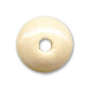 Wooden rondelle beads 13x6mm x20