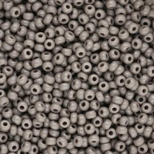 Preciosa Seed beads 11/0 2 mm -Opaque Taupe x20g