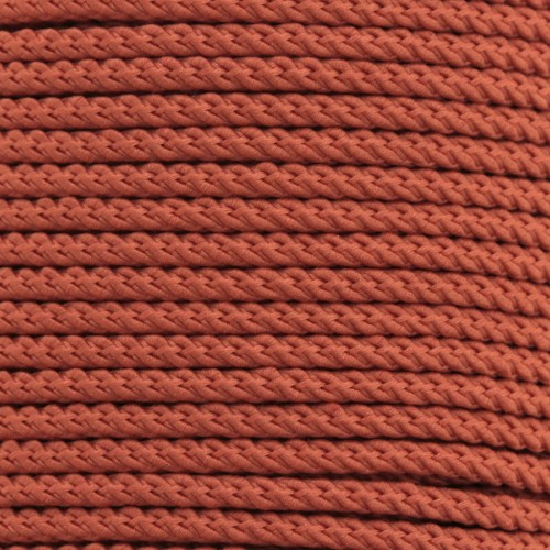 2mm braided polyester cord - Orange x1m