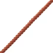 2mm braided polyester cord - Orange x1m