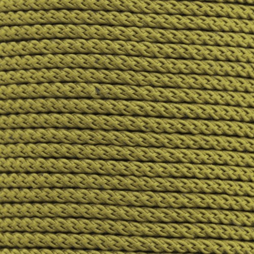 2mm braided polyester cord - Olive x1m