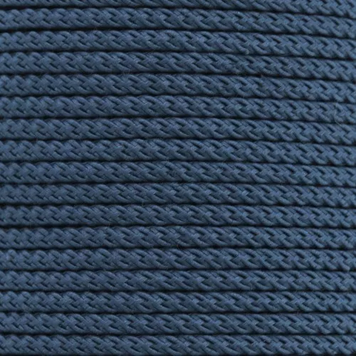 2mm braided polyester cord - Navy Blue x1m