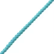 2mm braided polyester cord - Turquoise x1m