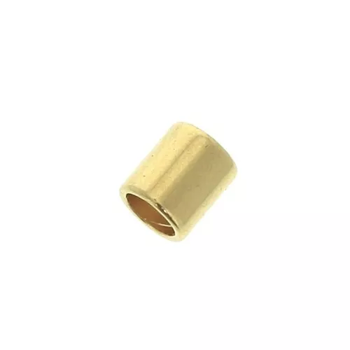 Cord End for 2.5 mm cords - fine Gold plated x10