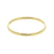 Size 54 - Gold Filled hammered Ring x1|raw }}