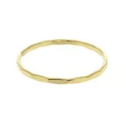 Size 54 - Gold Filled hammered Ring x1