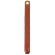 3x28mm Epoxy resin bar sequin - Terracotta x4