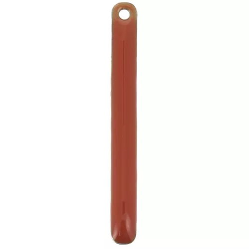 3x28mm Epoxy resin bar sequin - Terracotta x4