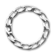 Chain ring 32mm Old silver tone x1