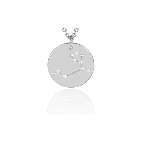 20mm Stainless Steel Leo Zodiac sign pendant with open jump ring x1