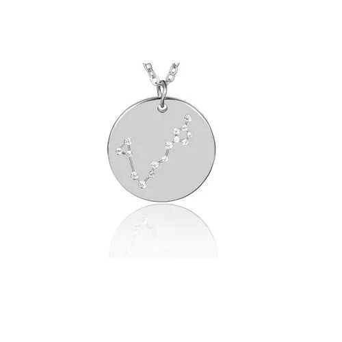 20mm Stainless Steel Pisces Zodiac sign pendant with open jump ring x1
