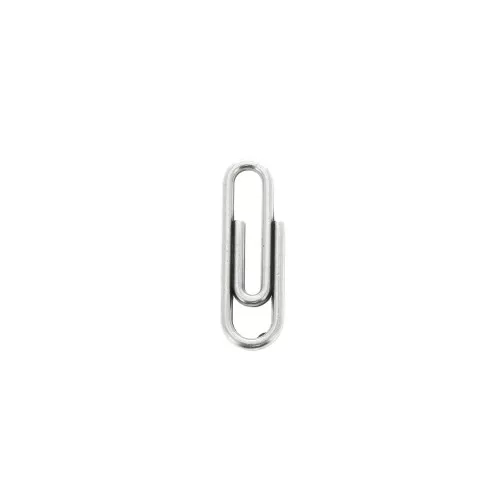 20x6mm Zamac paper clip spacer - Antique Silver Plating x1