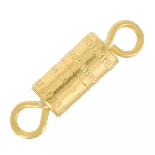 Screw-on clasp 8.5mm fine Gold plated
