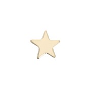 8mm Gold filled glue-on element - Star Shape x1