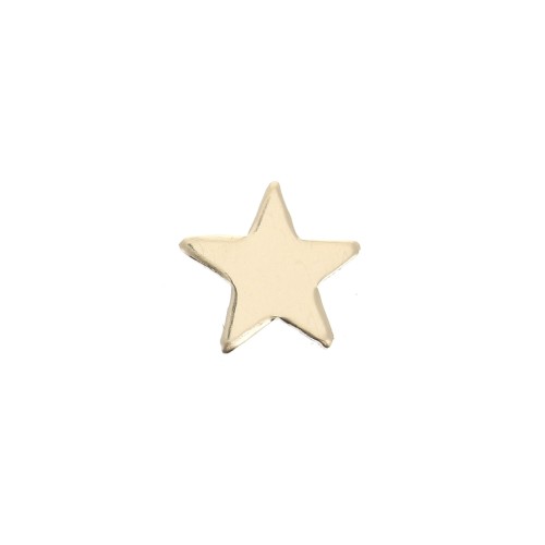 8mm Gold filled glue-on element - Star Shape x1
