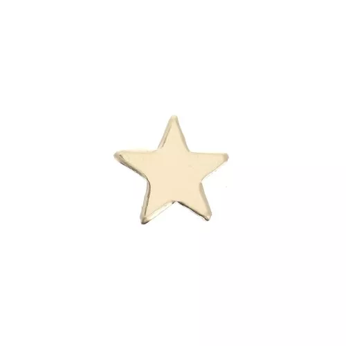 8mm Gold filled glue-on element - Star Shape x1
