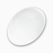 Oval cabochon 18x13mm Rock Crystal|raw }}