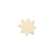 8mm Gold filled glue-on element - Sun Shape x1|raw }}