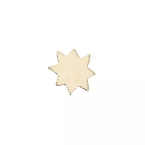 8mm Gold filled glue-on element - Sun Shape x1