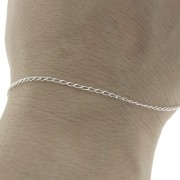925 Sterling silver 1.55mm Bilbao chain x50cm