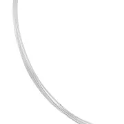 925 Sterling Silver 0.6mm flexible round Wire x1m