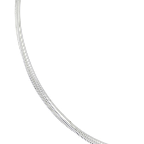 925 Sterling Silver 0.6mm flexible round Wire x1m