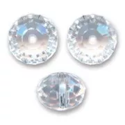 PureCrystal 5040 Flat round 6mm Crystal Moonlight x1
