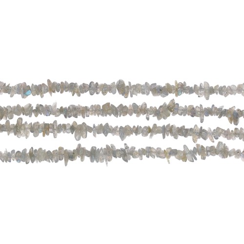 Labradorite 3 - 5mm Chip beads x85cm