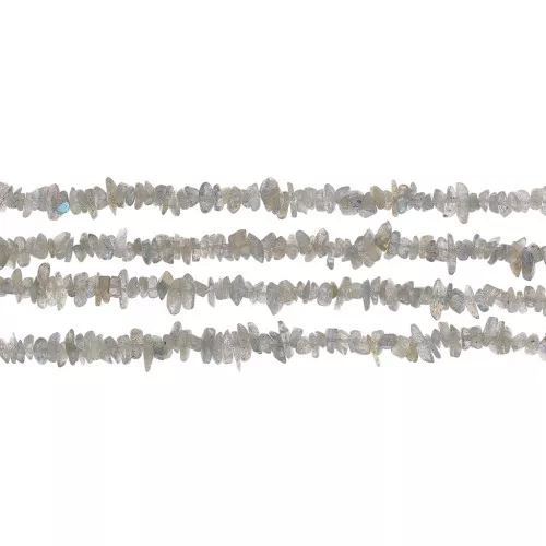 Labradorite 3 - 5mm Chip beads x85cm