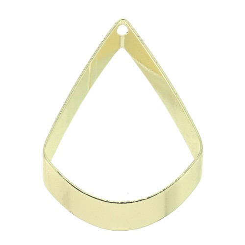 28x20.5mm openworked triangle pendant - Gold Tone x1