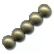 Balls 8x6.5mm Bronze tone x20