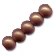 Balls 8x6.5mm Old copper tone x20