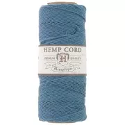 Blue - 62 meters Bobbin of high quality twisted hemp Cord 1.1 mm Blue x1 62 meters Bobbin of high quality twisted hemp Cord 1.1 mm Blue x1