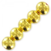 Balls 10x9mm Gold tone x15|raw }}
