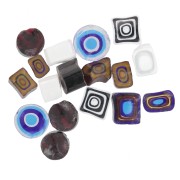 Millefiori slices 5-12mm Design x 50g|raw }}