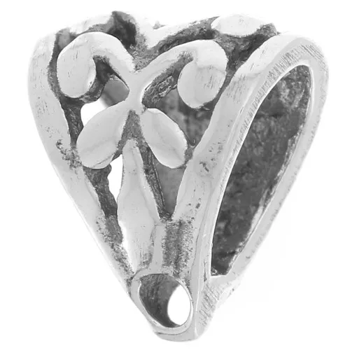 925 Sterling Silver bail back 9mm x1